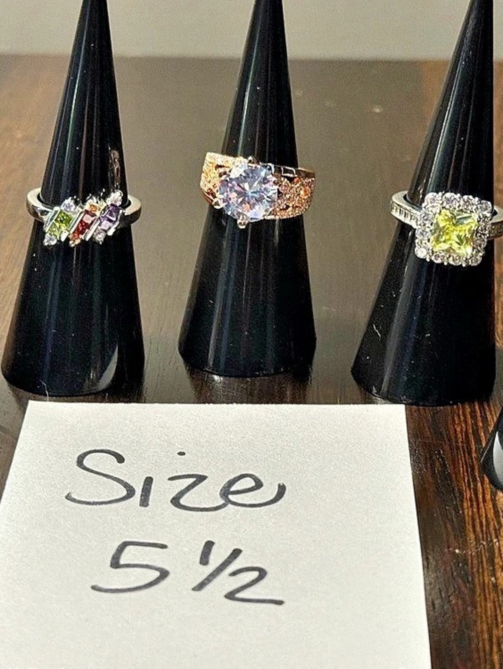 Bundle of 4 Rings | Size 5.5 | Mix of Yellow, White & Rose Gold